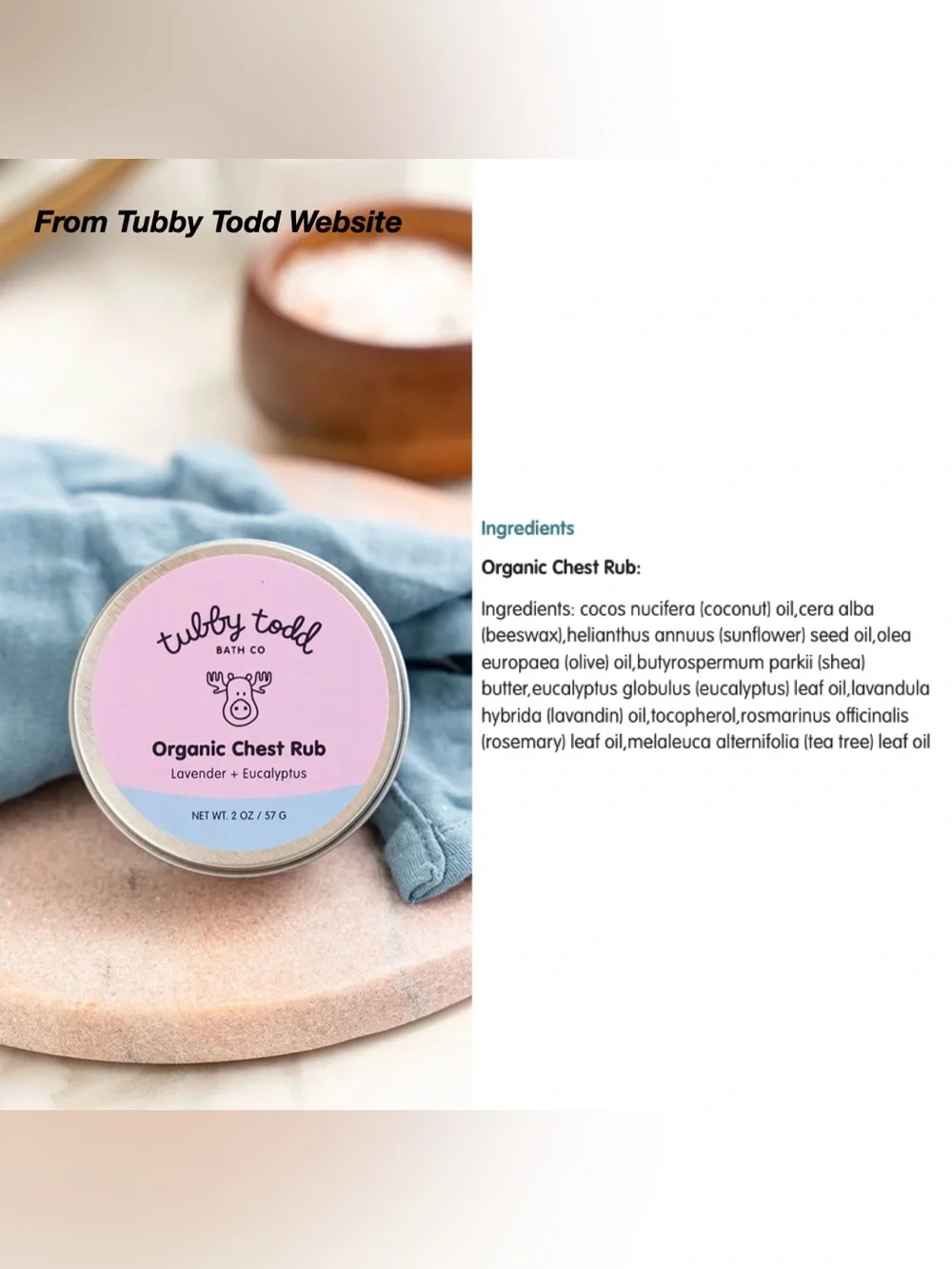 NWT: TUBBY TODD 3 PIECE NIGHT ROUTINE SKINCARE SET (O/S)